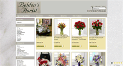 Desktop Screenshot of beldensflorist.com