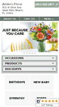 Mobile Screenshot of beldensflorist.com